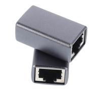 NUOBESTY 2piezas Adaptador De Extensión Ethernet Femenino Femenino Acoplador para De Conector De Inline Paquete