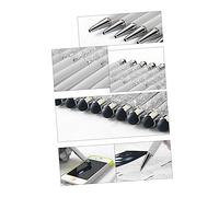 NUOBESTY 2piezas Bolígrafo De Cristal y Lápiz Táctil Multifuncional Brillante Punta Redonda para Dispositivos Pantalla Táctil Capacitiva