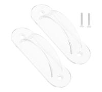 NUOBESTY 2piezas Cubiertas Para Enchufes Protectores De Placa De Interruptor Transparentes Seguridad