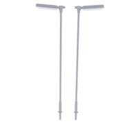 NUOBESTY 2piezas Modelo De Farola Luminosa Farolas Vívidas Lámparas De Mesa para Jardín Decoración De Dormitorio Adorno Miniatura