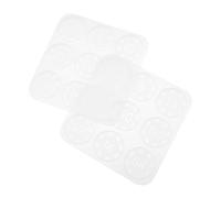 NUOBESTY 2piezas Moldes De Silicona Para Epoxy Moldes Decorativos De Resina Para Manualidades Apuestas Para Diy y Proyectos