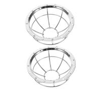 NUOBESTY 2piezas Rejilla del Sensor De Humo Protectora De Placa De para Alarma De Humo Protectora para Detector Protección para Rociadores De Pared Lateral
