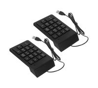 NUOBESTY 2piezas Teclado Financiero Bancario USB de Teclas Portátil para Contabilidad Financiera Ordenador Portátil PC de Escritorio