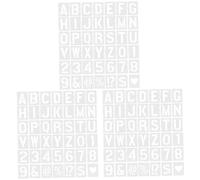 NUOBESTY 3 Juegos Plantillas De Letras Pintadas Con Spray. Artesanía Plantillas De Pintura Creatividad Muebles De Plantillas Decorativas De Pared Para Pintar El Alfabeto Muere 42 Uds * 3