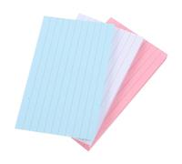 NUOBESTY 3 Notas Adhesivas Del Planificador Rayado Lista De Tareas Pendientes Almohadilla De Caballete Adhesiva Pegatina De Poste Gobernado Pegatina De Nota Papel Etiqueta Familiar Oficina