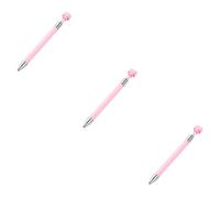 NUOBESTY 3 Piezas Crayón De Arte De Uñas Suministros De Arte De Uñas Aplicador De Pluma De Diamantes De Imitación Pluma Selectora De Cristales Selector De Pedrería Pluma De Puntos Rosa Cera