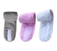 NUOBESTY 3 Piezas Diadema de Spa Cabello Diadema para Lavarse la Cara Accesorios Cabello Tocado de Maquillaje para Mujer