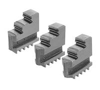 NUOBESTY 3 Piezas Mandíbulas Taladradora Electrica Mandril De Torno Autocentrante Metal Plata