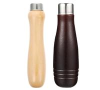 NUOBESTY 3 Piezas Mango de Lima de Madera Compacto para Herramientas Manuales, Diseño y Portátil, Adecuado para Trabajos en Madera y Metal al Aire Libre