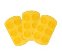 NUOBESTY 3 Piezas Molde De Silicona Para Hacer Velas Forma De Rodaja De Limón Unidades Moldes Para Manualidades Diy Perfumadas