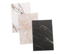 NUOBESTY 3 Piezas Tablero Fotografía de Mármol para Fotografía Comida Reutilizable y Duradero para Decoración y Uso Profesional