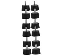 NUOBESTY 3 Series Patas De Goma Ajustables Niveladores De Mesa Niveladores De Muebles Niveladores De Patas Nivelador De Patas Resistente Almohadillas Niveladoras para 4 Piezas x 3