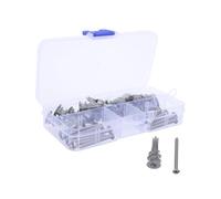 NUOBESTY 30 Juegos Juego de Tornillos de Expansión con Instalación Manual sin Adhesivo para Paneles de Yeso de Aleación de Zinc Tamaño 3.30x1.30x0.15 Cm, Adecuado para Montaje de Luces y