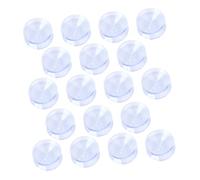 NUOBESTY 30 Piezas Unidades de Ventosas de Doble Cara Transparentes para Mesas de Vidrio Almohadillas Antideslizantes Reutilizables y Duraderas de Fijación Segura para Superficies