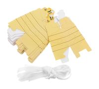 NUOBESTY 30 Unidades Caja Contenedora de Dulces Forma de Colmena Amarilla de Papel para Fiestas de Cumpleaños y Shower, Decoración Creativa y Uso Versátil