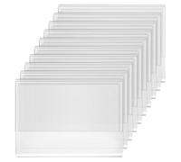 NUOBESTY 30 Unidades Funda Transparente para Libros con Protección y Antideslizante para Uso Escolar y Oficina Resistente y Duradera