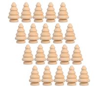NUOBESTY 30 Unidades Muñeco de Madera para Enrollar Hilo con Herramienta de Costura Artesanal para Manualidades y Adorno