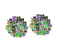 NUOBESTY 300 Piezas Extraterrestre Pegatinas Diario Pegatinas Etiqueta Engomada del Monopatín para Portátiles Equipaje Regalo Bicicleta Autoadhesivo De PVC Niño