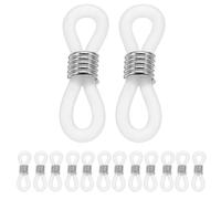 NUOBESTY 300 Unidades Conector de Silicona para Cadenas de Gafas Unidades Extremos Antideslizantes Accesorio para Sujetar y Asegurar Gafas y Lentes de Sol Retén Estable para Evitar Pérdidas