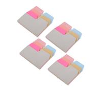 NUOBESTY 360 Piezas Adhesiva De Índice Marcadores De Página De Banderitas Adhesivas Para Libros Pestañas De Archivos Grabables Marcadores Adhesivos Papel Doble Offset