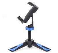NUOBESTY 360grado Soporte para Teléfono Móvil Trípode Ajustable Portátil Rotación de Grados para Cámara de Escritorio para Livestreaming y Videoconferencias Casa Estudio