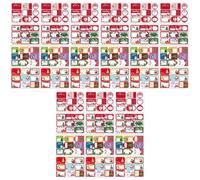NUOBESTY 36hojas Pegatinas Navideñas Autoadhesivas Para Decoración De Diseños Etiquetas Para Envoltorio De Navidad y Bolsas De Dulces
