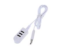 NUOBESTY 3a Cargador Concentrador De Línea Mini Diseño Profesional Compatible Hub Cargador USB