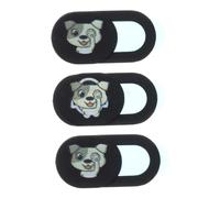 NUOBESTY 3piezas Cobertura De Privacidad Deslizante para Protector De para Portátil Tableta y Ordenador De Sobremesa Diseño De Cachorro De Cartoon