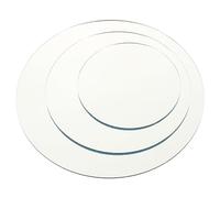 NUOBESTY 3piezas Placas Redondas De Acrílico Espejo para Fotografía Tablero Reflectante De Alta Claridad para Decoración y Props De Joyería