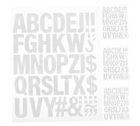 NUOBESTY 4 Hojas Letras Termoadhesivas para Ropa Vinilo Transferible Resistente y Lavable Parche Alfabético para Camisetas Mochilas Sombreros Manualidades Diy