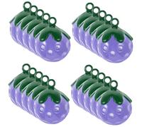 NUOBESTY 4 Juegos Colgante De Campana En Miniatura De Cobre Clang Champú Para Perros Campana De Fresa Para Gatos Placa De Identificación Para Perros Collar De Perlas Para 5 piezas x 4