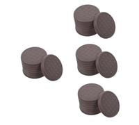 NUOBESTY 4 Juegos Cubierta del Pie De Silicona Almohadillas para Patas De Muebles Almohadilla para Pies De Muebles Sofá Posavasos Muebles para El Hogar Posavasos Gel De Sílice Marrón