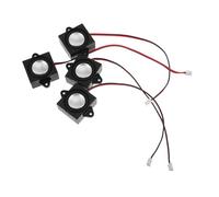 NUOBESTY 4 Piezas Altavoces Amplificados para Ordenador Portátil y Pc con Conectores de Terminal Mini Caja de Sonido para Monitor y Altavoces de Escritorio