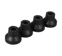 NUOBESTY 4 Piezas Bastón de Cuatro Patas Accesorios para Caminar Bastones para Caminar muletas Puntas de bastón Puntas de Goma para bastón de Senderismo muleta Antideslizante Caucho Black
