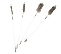 NUOBESTY 4 Piezas Cepillo para Chimenea con Rosca M8, Varilla de Hierro Galvanizado Extensible Infinita, Compatible con Conductos Metálicos, Adecuado para Chimeneas y Calderas Pequeñas