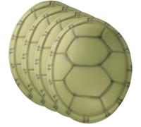 NUOBESTY 4 Piezas de Accesorios de Caparazón de Tortuga Eva, Accesorios de Caparazón de Tortuga para Fiestas, de Disfraz de Halloween, de Novedoso para Niños, Verde Oscuro