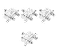NUOBESTY 4 Piezas Divisor Vías para Tv Splitter de Señal Digital Compatible para Sistemas Catv
