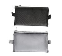NUOBESTY 4 Piezas Estuche De Malla para Lápices Bolsa con Cremallera De Rejilla Bolsa De Teléfono Bolsa con Cierre Bolsas con Cierre Zip Bolsa De Archivo