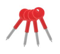 NUOBESTY 4 Piezas Llaves para Puertas de Tubería y Fuego Juego Resistente para Uso Industrial y Comercial Diseño Cruzado para Seguro y Suave