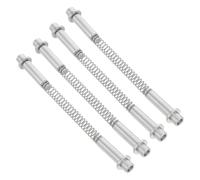 NUOBESTY 4 Piezas Pasador para Puerta de Tormenta de Aleación de Aluminio Plata Bisagra para Puerta de Aluminio Exterior Compatible sin Costuras para Uso Residencial Hogar