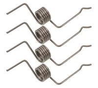 NUOBESTY 4 Piezas Resorte de Puerta para Refrigerador de Acero Inoxidable Alta Durabilidad y Fácil Reemplazo Compatible Puertas de Congelador y Frigorífico