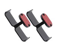 NUOBESTY 4 Soportes para Auriculares Debajo del Escritorio Organizadores De Oficina Abrazaderas para Auriculares Accesorios para El Aula Soporte Negro