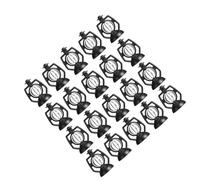 NUOBESTY 40 Unidades Lámparas Colgantes de Aceite Artificial Negras, Adornos Navideños para Árbol de Navidad, Mini Lámparas de Aceite de Imitación para Adornos Diy, Luces Cálidas para