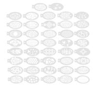 NUOBESTY 42 Plantillas de Maquillaje Facial Reutilizables, Plantilla de Pintura Corporal Pequeña, Material Suave para Piel, Herramientas para Pintar la Cara en Fiestas, Carnaval