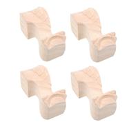 NUOBESTY 4piezas Patas De Madera para Muebles Patas De Silla Reutilizables para Sillas De Mesa