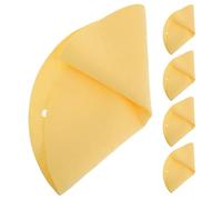 NUOBESTY 5 Almohadillas Redondas para Torno de Alfarería, Paño Absorbente de Pva Sintético Diseño de Doble Orificio, Ligero y Estable para Cerámica y Arcilla en Estudios de Cerámica