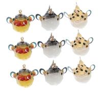 NUOBESTY 5 Juegos Colgante Pequeño De Resina Goldfish Puffer Accesorios Para Collar Adornos De Bricolaje Luz Del Tanque De Peces Encantos Del Pendiente Encantos De Resina 12 Uds * 5