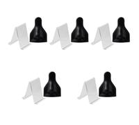 NUOBESTY 5 Juegos Del Modelo Del Alicates De Punta Pequeña Clip De Anillo De Nariz Mandíbula Pinzas Para La Nariz Angular Tachuelas De Nariz Anillos Gel De Sílice