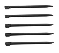 NUOBESTY 5 Lápices Táctiles Portátiles de Plástico Negro para Escribir y Dibujar en Pantallas Táctiles de Laptops y Tablets con Amplia Compatibilidad