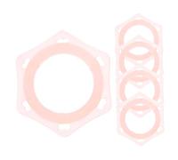 NUOBESTY 5 Piezas Anillos Antideslizantes para Micrófono de Oscuridad Resistente y Duradero para Ktv Fiestas Conferencias